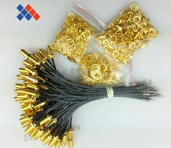 20pcs SMA female bize kabelis ar 20CM 1.13 kabeļu Modificētu router cable