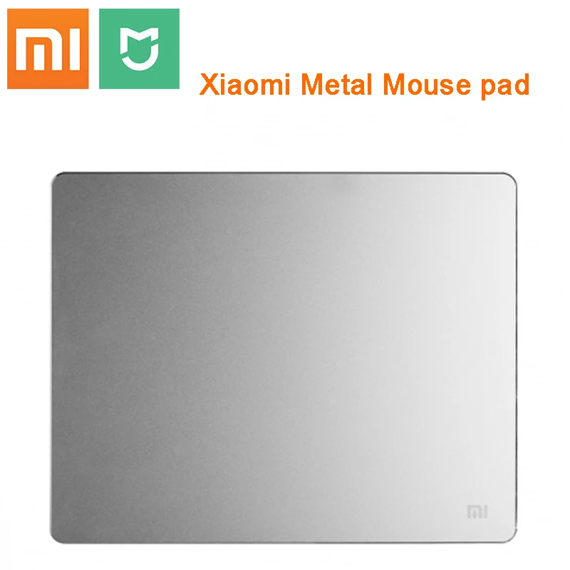 Sākotnējā Xiaomi Metāla Peles Paliktņa Augstas Kvalitātes 18*24cm*3mm, 32*18 cm*3mm, Luksusa Slim Alumīnija Datora peles Paliktņi Matēta Matēts