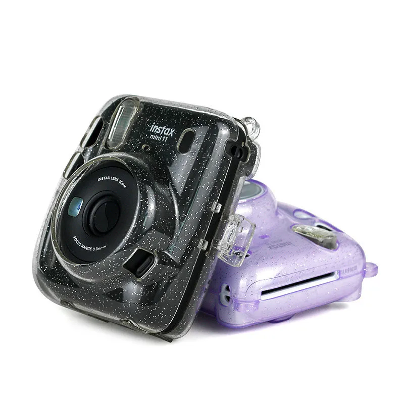 Par Fujifilm Fuji Instax Polaroid Mini11 Mini 11 Kameras Gadījumā, Caurspīdīgs Apvalks, Pvc Flash Pulveris seguma Skrāpējumiem izturīgs