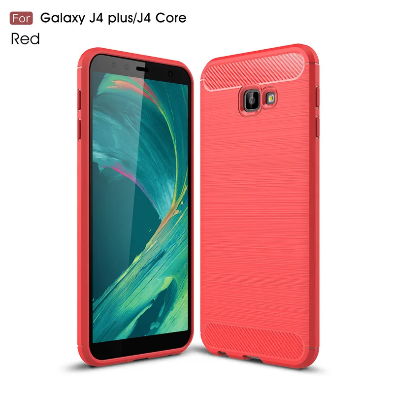 WolfRule Case For Samsung J4 Core Segtu Triecienizturīgs Silikona Matēts Stils, Case Samsung J4 Core Būtiska Samsung J4 Plus