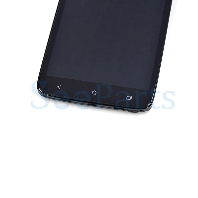 Melns HTC ONE X/XL S720e LCD Displejs, Touch Screen Digitizer Montāža Ar Rāmi HTC One xl lcd Displejs, Rezerves Daļas