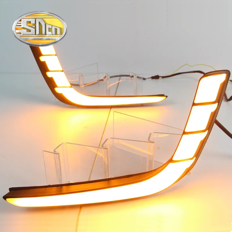 Par Suzuki Swift 2016 Dzeltens Pagrieziena Signālu Stila Stafetē Ūdensizturīgs ABS Gadījumā Auto DRL Lampas 12V LED Dienas Gaitas Gaismas