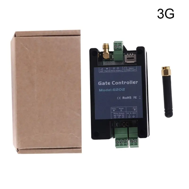 G202 GSM 3G Smart Gate Nazis Bezvadu Automātisko Durvju Uztvērējs Zvanu Releja Slēdzis Q81F