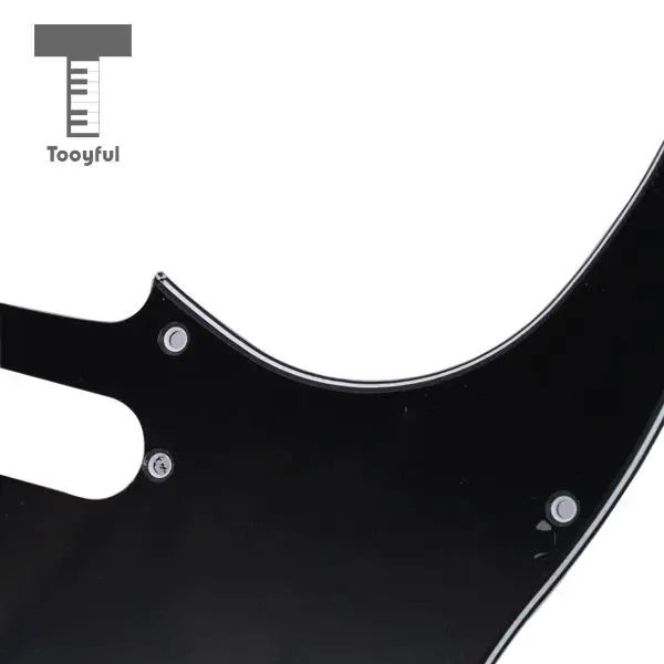 Tooyful Black Pickguard 3 Kārtu ar 11 Skrūvju Caurumi Caurumu Stratocaster Syle Ģitāra SSH Mūzikas Instrumentu Piederumi