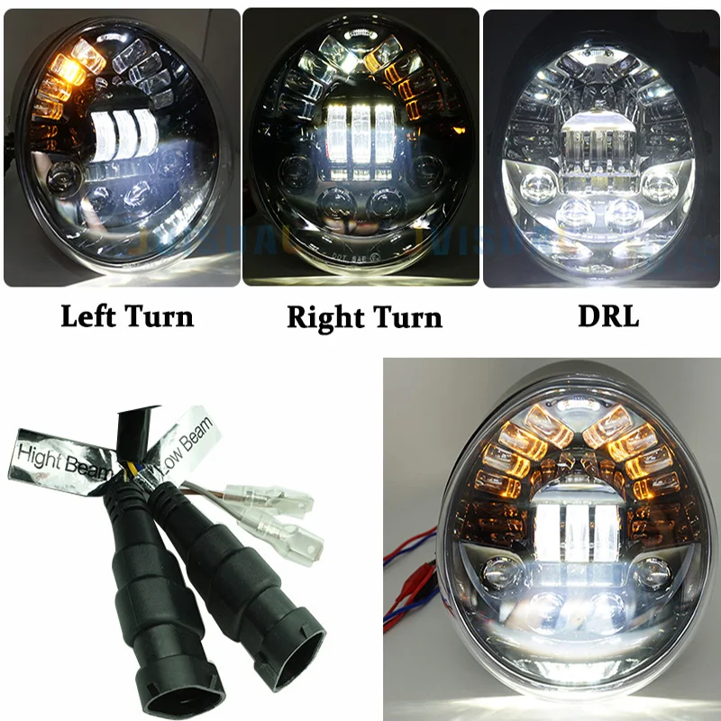 VRSC/V-ROD, LED priekšējo Lukturu Ar dienas gaitas gaismu vrod lukturu ovāls V Stienis VRSCF VRSC V-Rod Muscle VRSCR