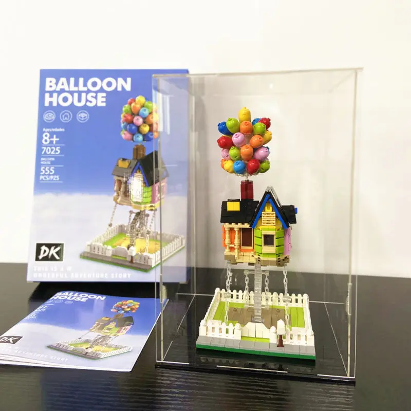 Autors sērija Balonu Māju Celtniecības Bloki 3D Modle Ķieģeļi Peldošās Balonu Māja Rotaļlietas Zēniem Ziemassvētku Dāvanu