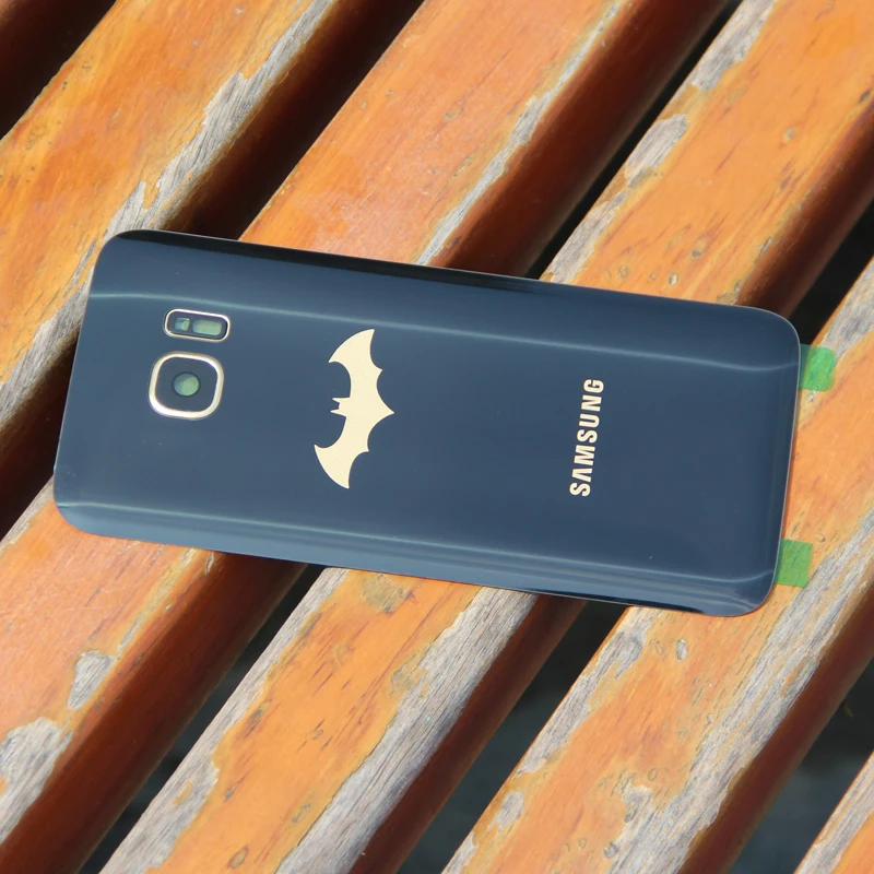 Oriģināls Samsung Atpakaļ Akumulatora Vāciņu Stikla Korpuss Samsung GALAXY S7 malas G9350 S7 G9300 Akumulatora Stikla Gadījumā Pasūtījuma Izdevums