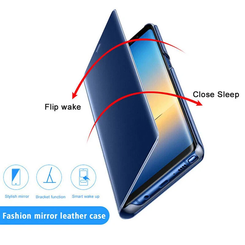 Spogulis Gadījumā, ja Samsung Galaxy S 20 S20 Ultra Plus somiņa Miega Flip For Samsung S20ultra S20plus s20+ Statīvs Coque Vāciņu