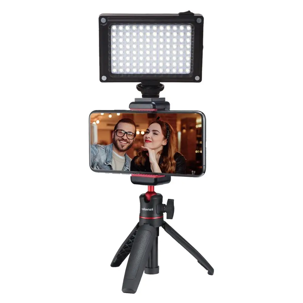 Ulanzi 96 DSLR LED Video Gaisma Fotokameras Foto Studijas Apgaismojums zibspuldzes Pieslēgvietas LED Vlog Aizpildīt Gaismas Lampa Viedtālrunis DSLR, SLR Kameras