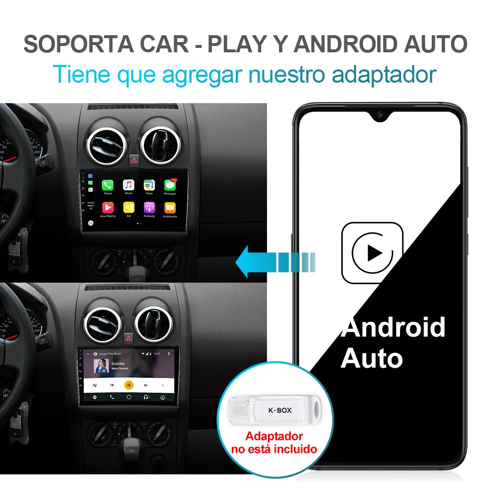 ISUDAR Auto Multimedia Player 1 Din Android 10 Auto Radio Nissan Qashqai 1 J10 2006-2013 GPS Auto Stereo Sistēma Heksa Core 4 GB