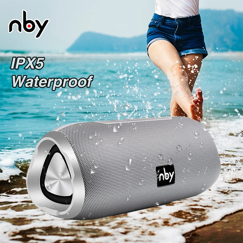 Nby-6670 Ūdensizturīgs Bluetooth Portable Speaker 3D Stereo Mūzikas Skaņas Bezvadu Skaļruni Āra Pastiprinātājā Skaļruņi 10W FM Radio