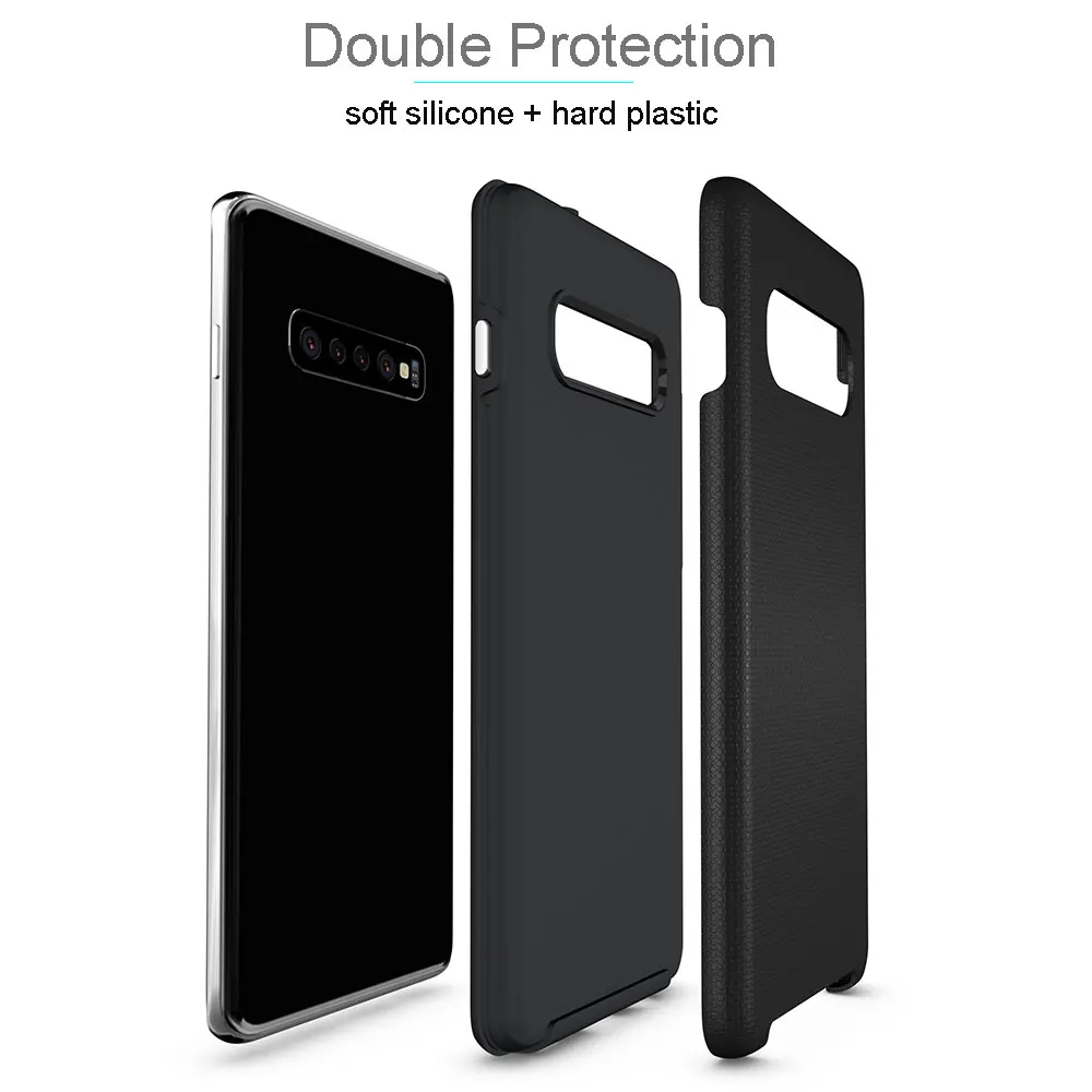 Samsung Galaxy S10 Plus 5g Gadījumā Ievērojiet 10 9 8 S8 S9 S10e Bruņas TPU+PC Divlīmeņu Triecienizturīgs Telefona Izturīgs, Spēcīgs neslīdošu Segumu