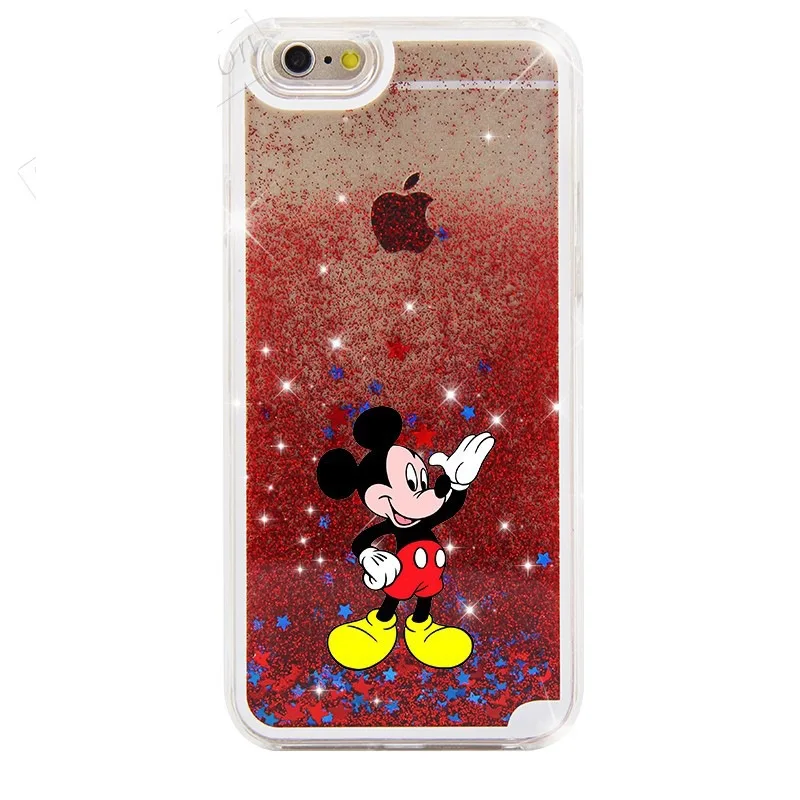Disney Mickey Telefonu Gadījumos Apple IPhone 5 5S 6S 6 6Plus 7 7Plus 8 Plus X XS Plastmasas Tālrunis Atpakaļ Sedz Cute Karikatūra Shell Dāvanu