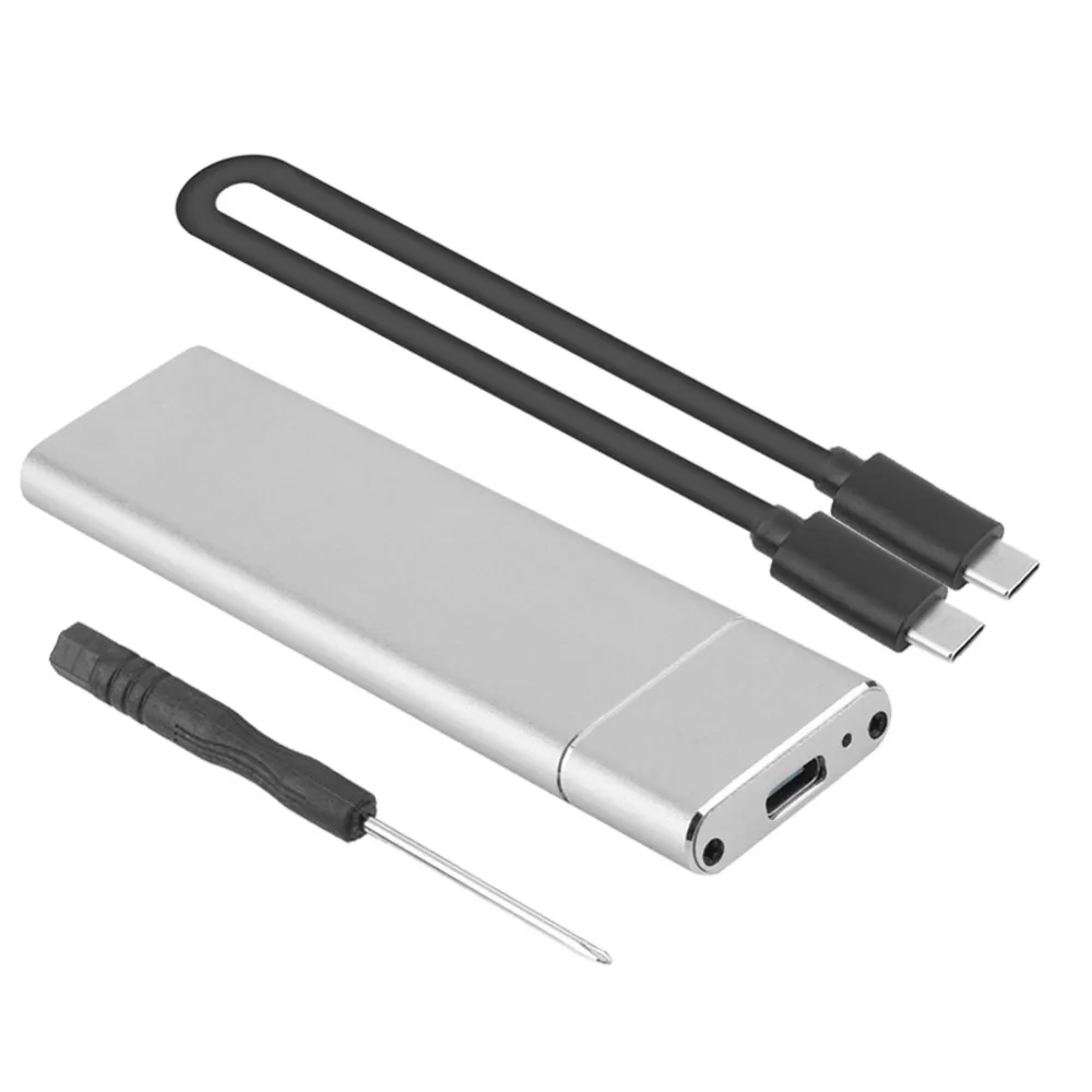 USB3.1 HDD Enclosure M. 2 USB SSD Cietā Diska Lietā C Tipa 3.1. līdz B+M taustiņš)/B taustiņu Savienotājs 2242/2260/2280 M2 SATA SSD