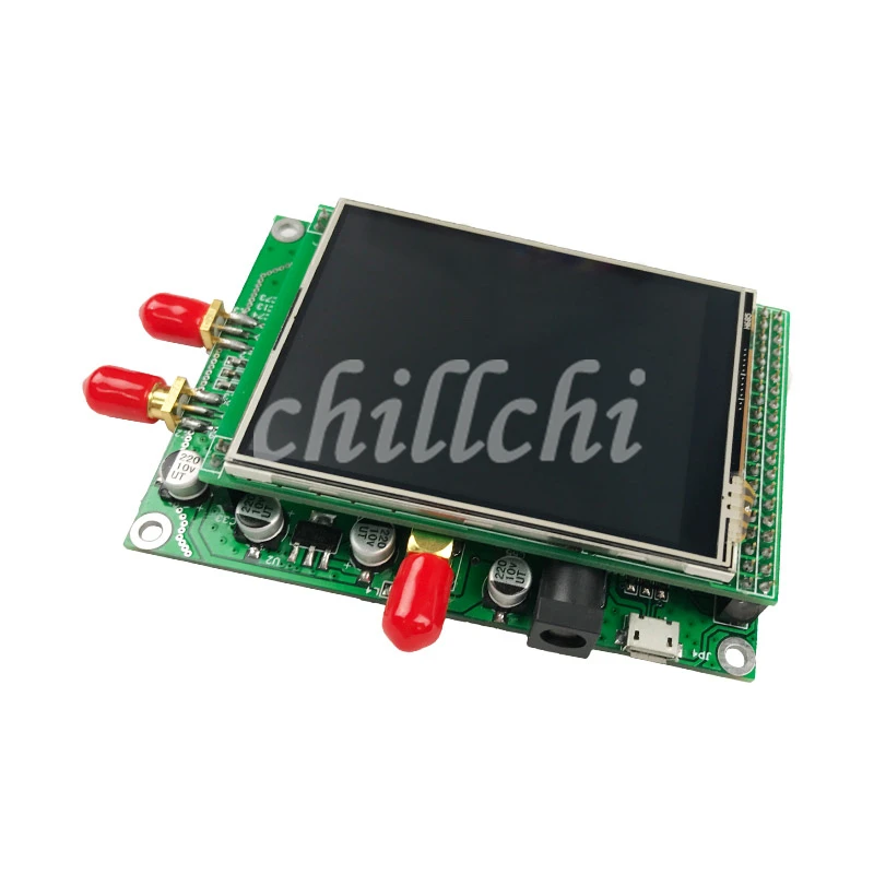 ADF4355 krāsu touch screen modulis slaucīt frekvenču signāla avots VCO mikroviļņu frekvences sintezatoru PLL