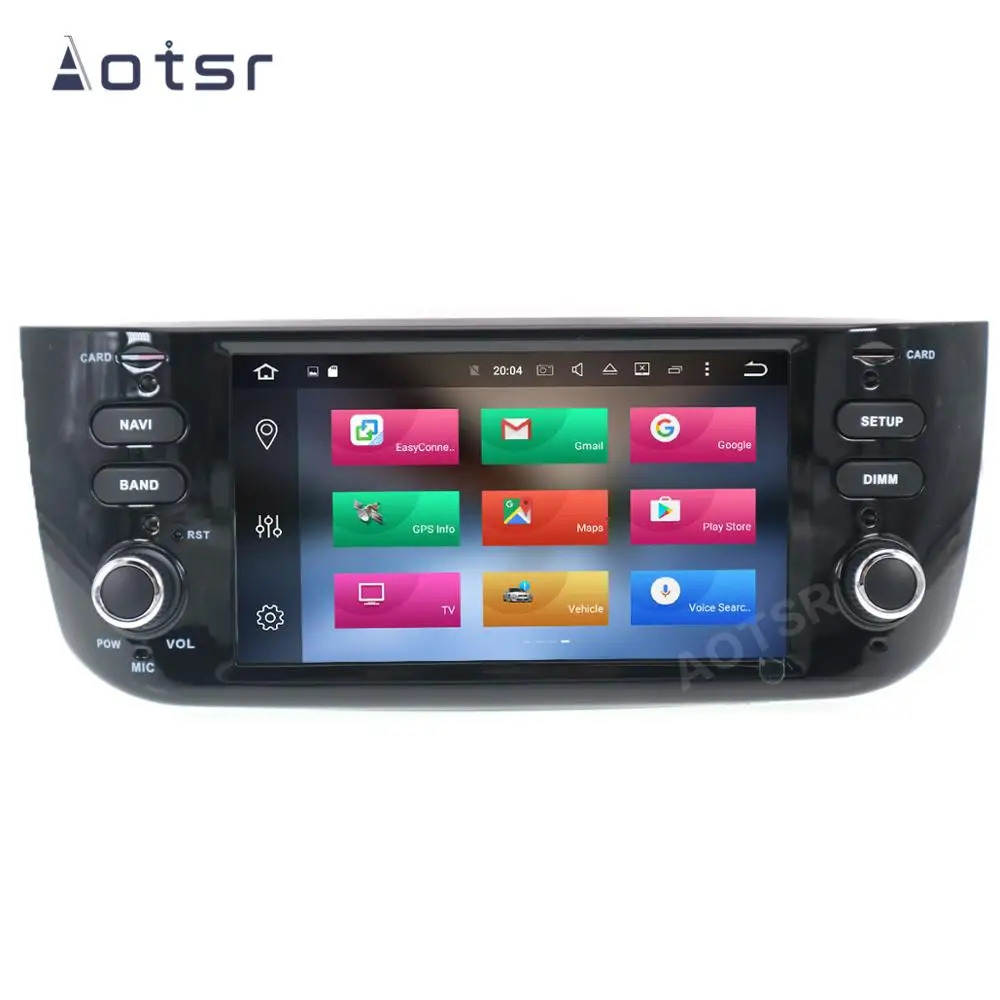 AOTSR 1 Din Auto Radio Fiat Punto ne dienu bez līnijas 2009. -. Gadam Android 10 Multimēdiju Atskaņotāju, Auto Stereo, GPS Navigācija, DSP IPS AutoRadio