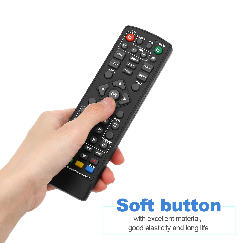 Universālā DVB-T2 Set-Top Box Tālvadības Bezvadu Smart Keyboard Televīzijas STB Kontrolieris Nomaiņa HDTV, Smart TV Box