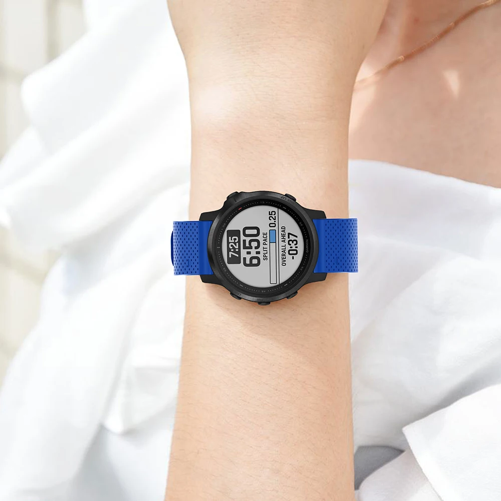 20mm Sporta Mīksta Silikona Watchband Wriststrap Par Garmin Fenix 5S Plus Viegli Fit Ātri Atbrīvot wirstband Par Garmin Fenix 6S Band