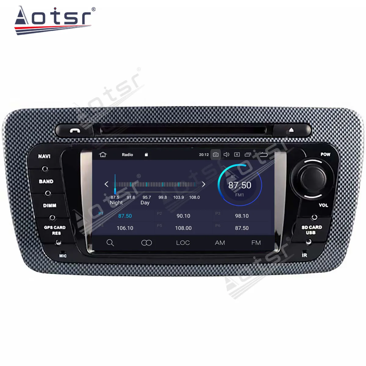 Carplay Android Ekrāns, GPS Navi, Lai SEAT IBIZA 2009 2010 2011 2012 2013 Auto Auto Radio Audio Stereo Multimediju Atskaņotājs, Galvas Vienības