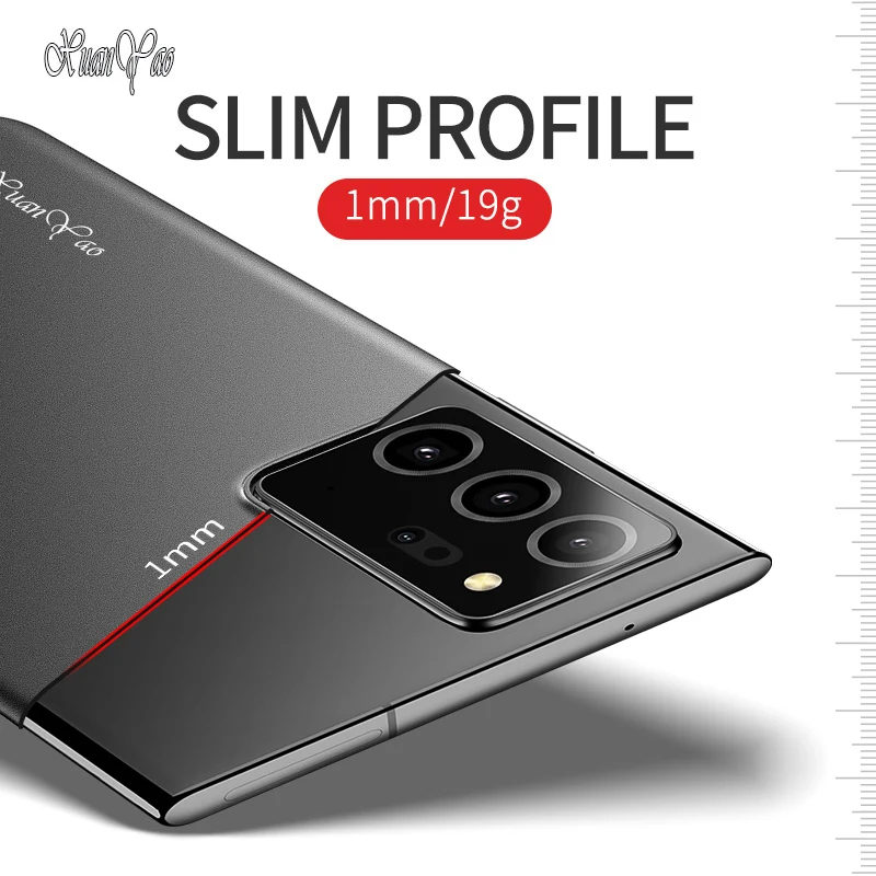 XUANYAO Case For Samsung Galaxy Note 20 Plus 20 Ultra Gadījumā Slim Matte Coque Samsung, Ņemiet vērā, 20 Ultra Lite Gadījumā Matēta Grūti PC
