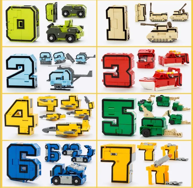 GUDI 15pcs Transformatoru Skaits Mech Klana Robots Dzīvnieku Ķieģeļi Radošās Izglītības Apgaismības Celtniecības Bloki, rotaļlietas Bērniem dāvanas