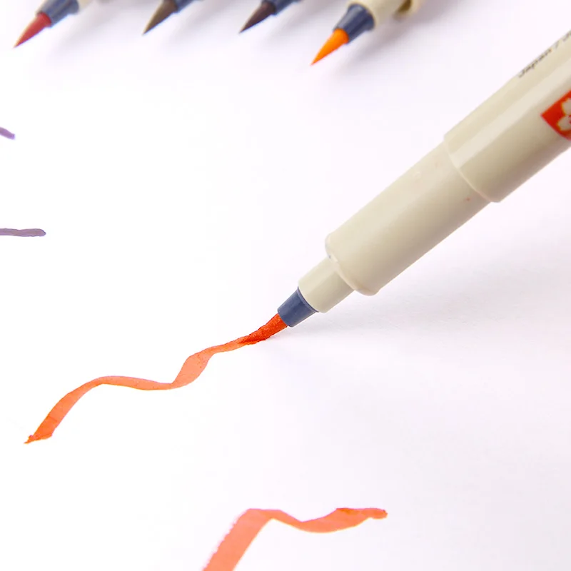 Sakura XSDK 005/01/2/3/4/5/8/1.0 Pigma Micron Smalku Līniju Pildspalvu Komplekts Multi-Krāsu Adatu Zīmēšanas Otu, Pildspalvu, Ieskicējot Mākslinieku Piederumi