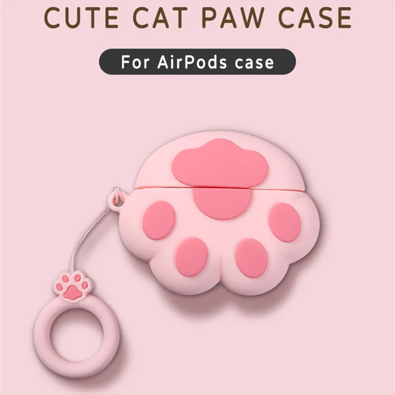 Gudrs 3D Kaķu Nagiem Bluetooth Austiņas Gadījumā AirPods 1 2 Mīksta Silikona Aizsardzības Smieklīgi Vāks Airpods 3 Pro Austiņas Soma