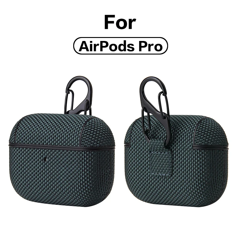 Aušanas Neilona auduma Gadījumā Par apple Airpods Pro Lietā uzlīmes Bluetooth Gadījumos airpods 3 PC Austiņas Aksesuāri ādas