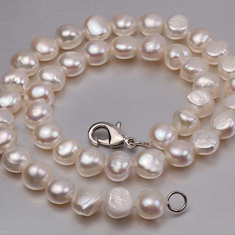 JYX lusterous Balts Dienvidu Jūras Baroka Pērļu Kaklarotu 18 Collas dabas pērle 328sale pērļu kaklarota sievietēm