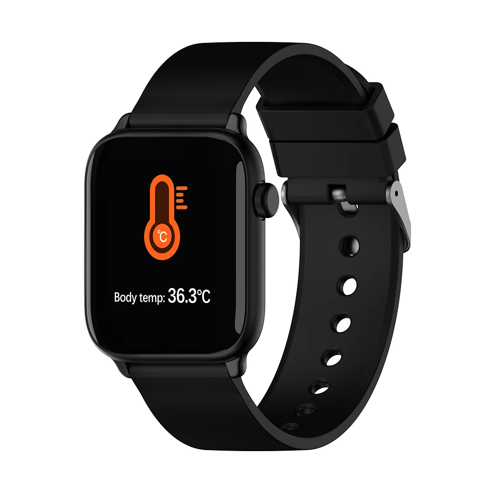 Ticwris GTS Smartwatch Smart Aproce 24h Ķermeņa Temperatūra Heartrate Smart Skatīties Gts Mērījumu IP68 Ūdensnecaurlaidīga Pimpkin
