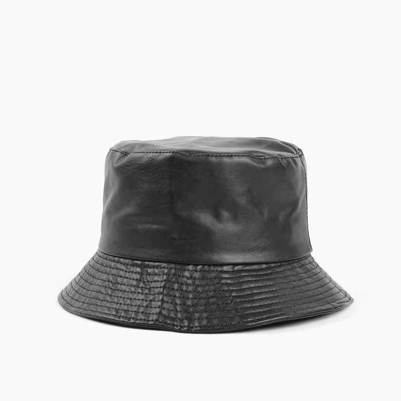 Spaiņa cepuri zvejnieka cepure панамы vīriešu cepures, PU modes cepuru sieviešu ielā personības Sieviešu gluda zvejnieka cepure baseina cepuri