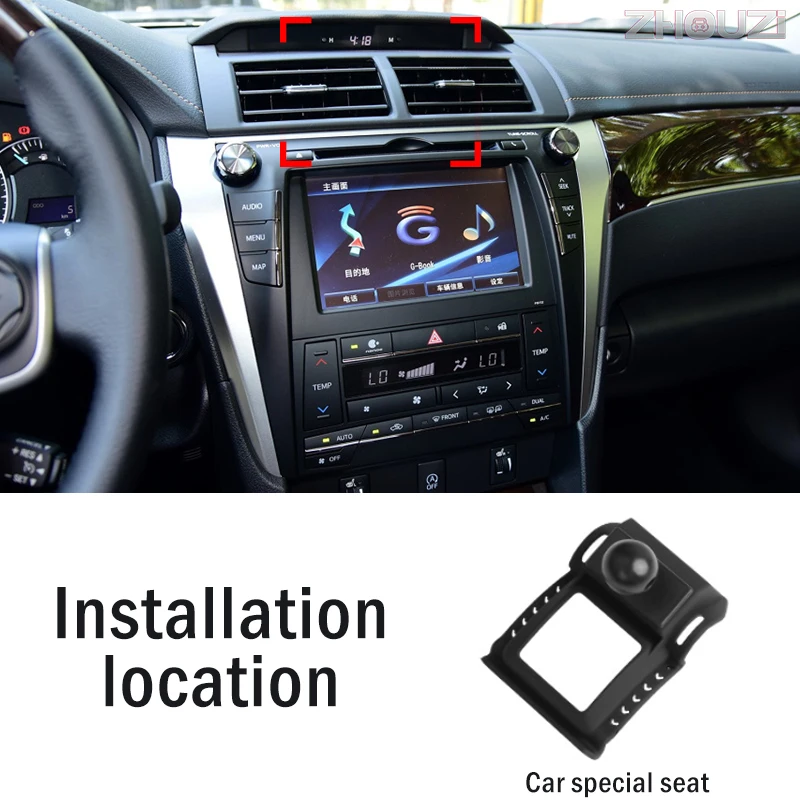 Auto Mobilā Telefona Turētājs Īpašu Stiprinājumi Stand GPS Smaguma Navigācijas Turētājs Toyota Camry 2013 2016 Auto Piederumi