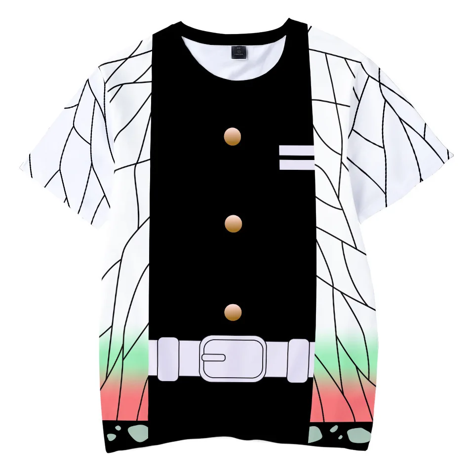 Smieklīgi Japāņu Anime Kimetsu Nav Yaiba Demon Slayer T Krekls Grafiskais Top Tees T Streetwear Punk T-krekls Bērnu Drēbes