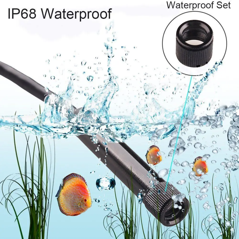 1200P Bezvadu WIFI Endoskopu Kameras USB Borescope Iphone, Android vai IOS Endoskopu, Mini Ūdensizturīgs Kameras 8MM 2M 5M 10M Grūti
