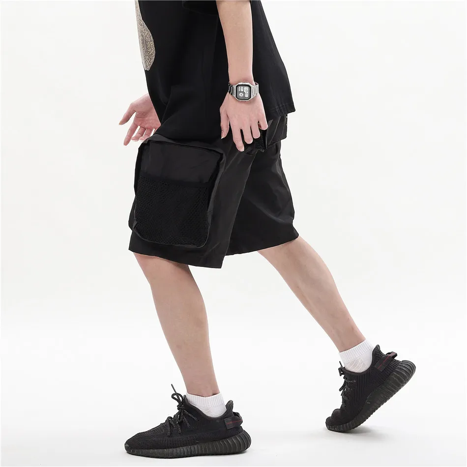 Rhude Šorti 2020 Vīrieši Sievietes Daudzfunkcionālas Kabatas RHUDE Bikses, Āra Streetwear Lielizmēra Augstas Kvalitātes Kombinezons stereoskopiskās