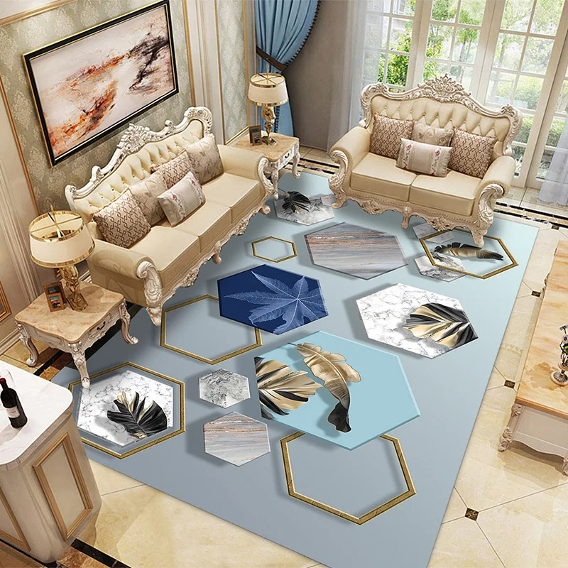 Mūsdienu 3D Ziedu Drukāt Paklāji Mīkstās Fallon Mazgājams Paklāji Dzīvojamā Istaba Guļamistaba Dekori Pretslīdes Mākslīgās Kažokādas paklājos