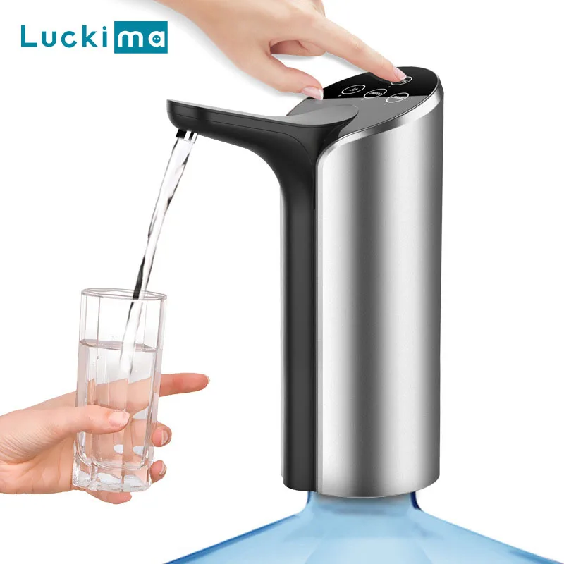 Smart Automātiskā Bezvadu Ūdens Padeves Sūknis Augstas Kvalitātes USB Lādējamu Galonu Ūdens Sūknis Portatīvo Dzeramā Pudele Slēdzis