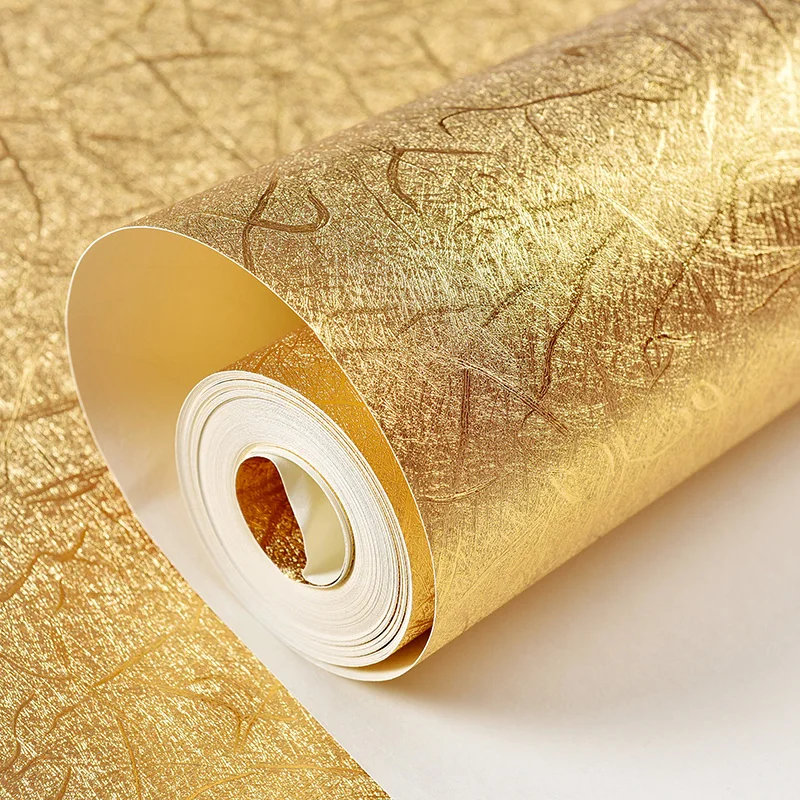 Beibehang fons PVC tapetes zelta foliju, piekaramo griestu materiāla zelta tapešu,tapetes sienām, 3 d papel de parede