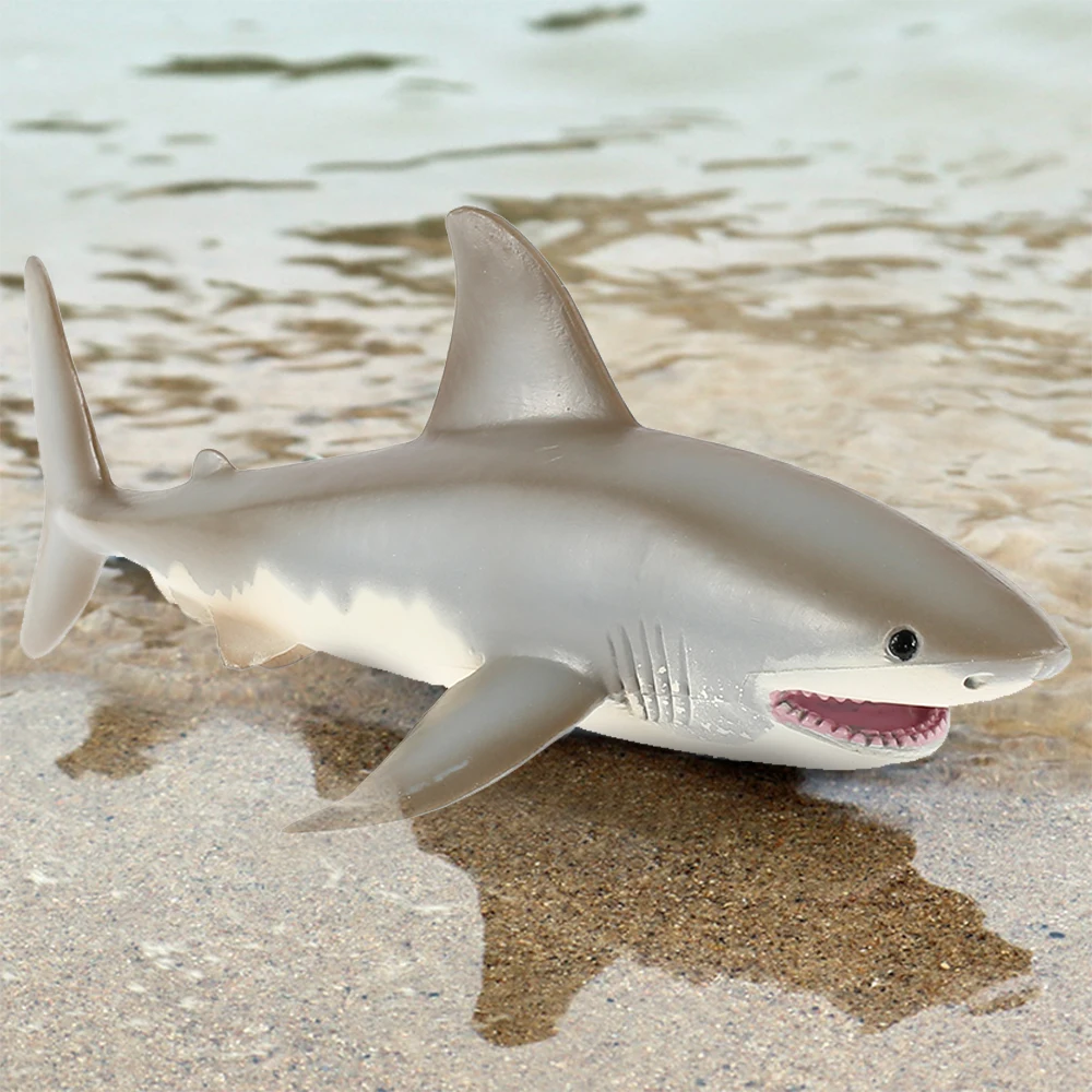 Bērnu Okeāna Dzīvi Vaļu Haizivs Dzīvnieku Modelis, Rotaļlietu Lielās Baltās Haizivs Modeli, Izglītības Haizivs Rotaļlieta Modelis PVC Kolekcija