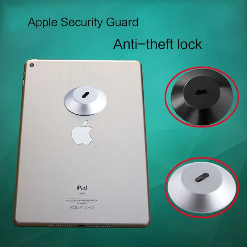 Izturīgs Grāmatiņa Anti Theft Portatīvo Lock Atvere Apaļas Tabletes Klēpjdatora, IPad Un MacBook Grāmatiņa