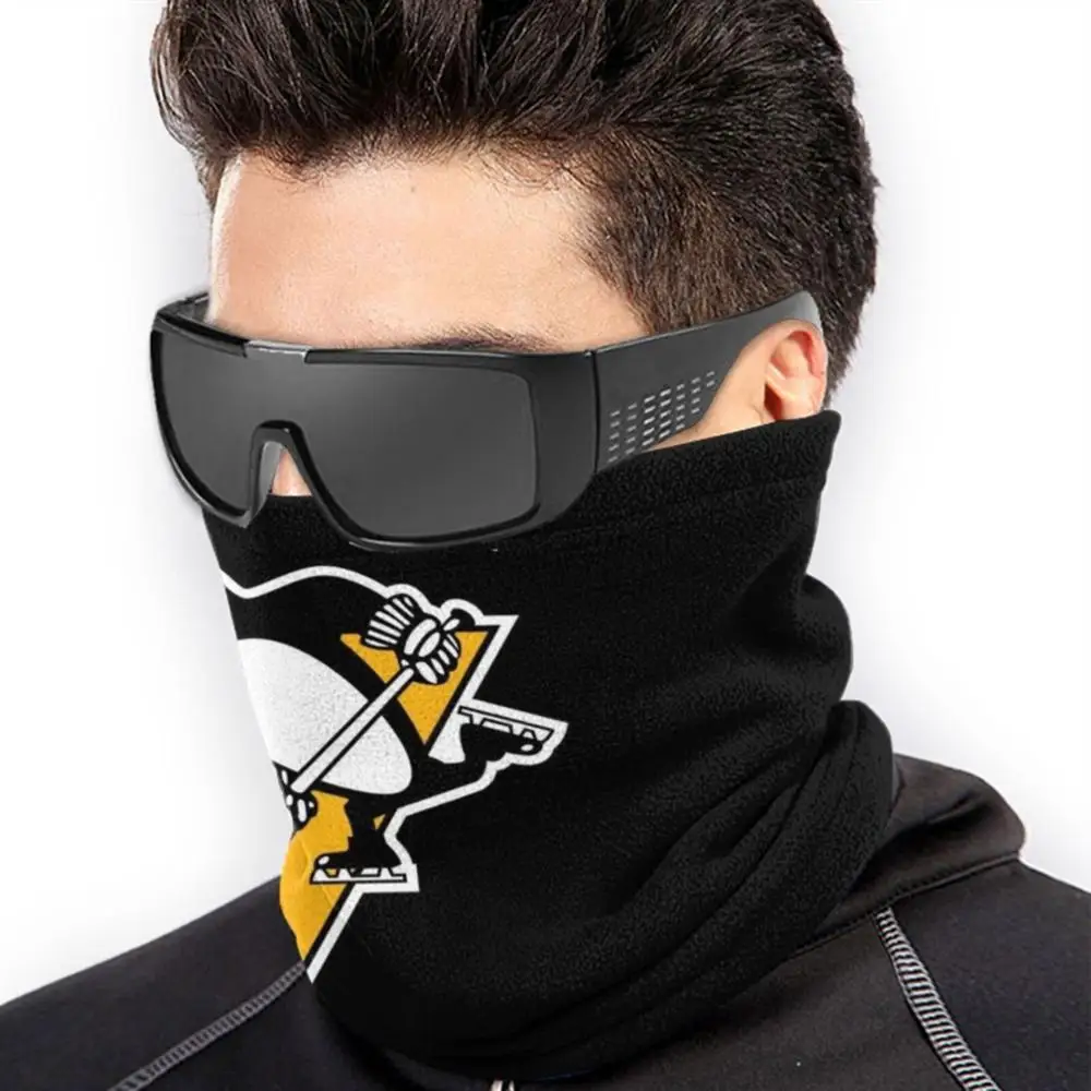 Pingvīni-Pittsburgh Merch Microfiber Kakla Siltāks Galvas Apsējs Šalle Sejas Maska Logo Pingvīns