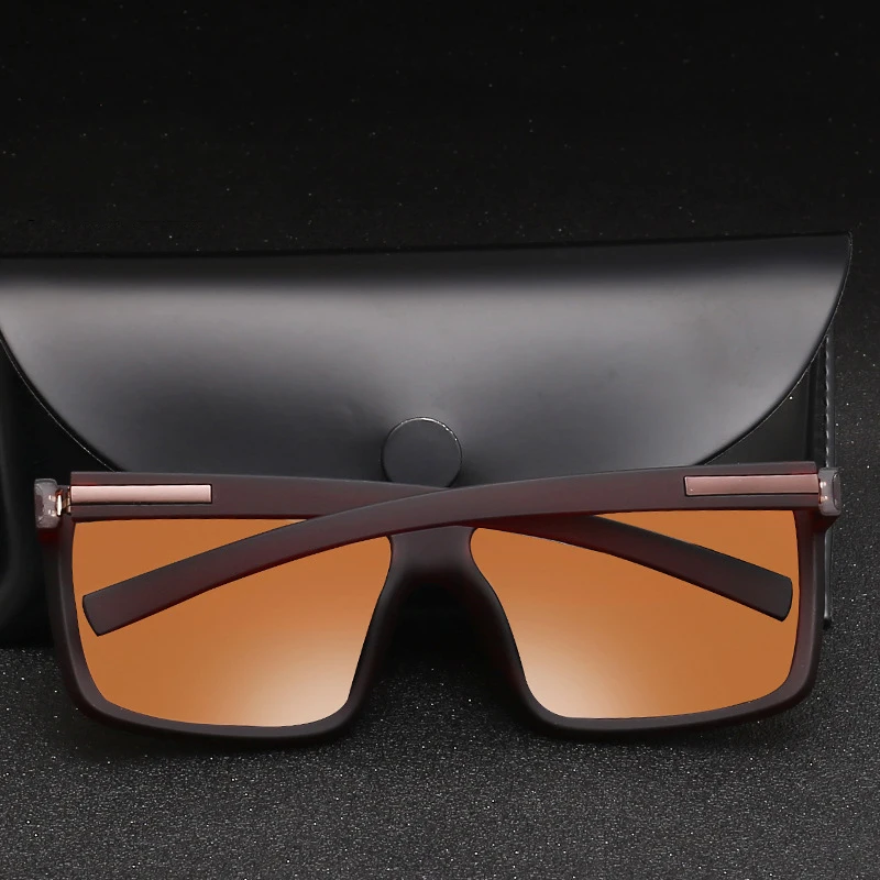 DANKEYISI Classic Polarizētās Saulesbrilles, Vīriešu un Sieviešu Braukšanas Kvadrātveida Rāmis Vintage Saules Brilles Unisex Vīriešiem De Sol UV400