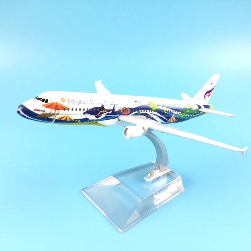 JASON TUTU 16cm Lidmašīna, Modeļa Lidmašīnas Modeli, Taizemes Bangkoka Gaisa Airbus 320 Lidmašīnu Modelis 1:400 Lējumiem Metāla Lidmašīnas, Lidmašīnu Rotaļlietas