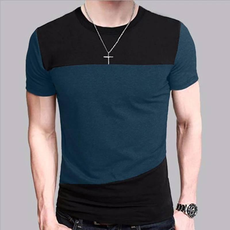 6 Dizainu, Vīriešu T Krekls Slim Fit Apkalpes Kakla T-krekls Vīriešiem ar Īsām Piedurknēm Krekls Gadījuma t t-veida Topi, Īss Krekls, Izmērs M-5XL TX116-R