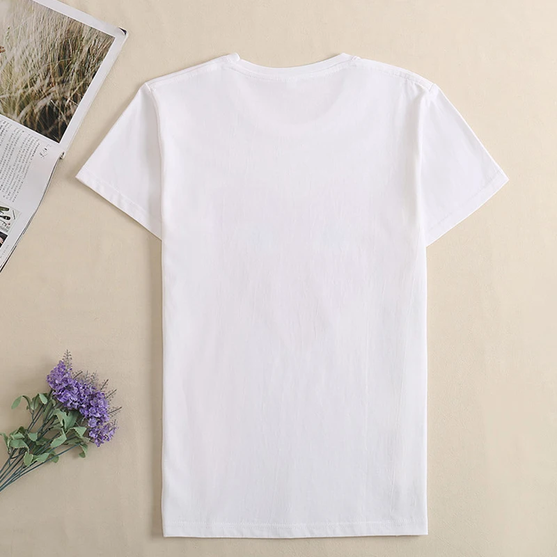 Pāris T-Krekls balts Gadījuma Izšuvumi Mīlestība ir Sirds tīras kokvilnas Elpojošs T Gadījuma Vasaras Īsām piedurknēm, Lai Cilvēks Sievietēm