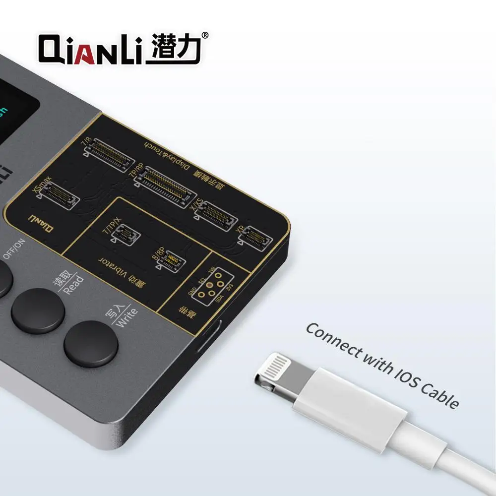QianLi iCopyPlus2 iphone5/5S/6/6S/7/8/X/ XS akumulatora pārbaude Taisnība signālu displeja datu covery telefona remonts
