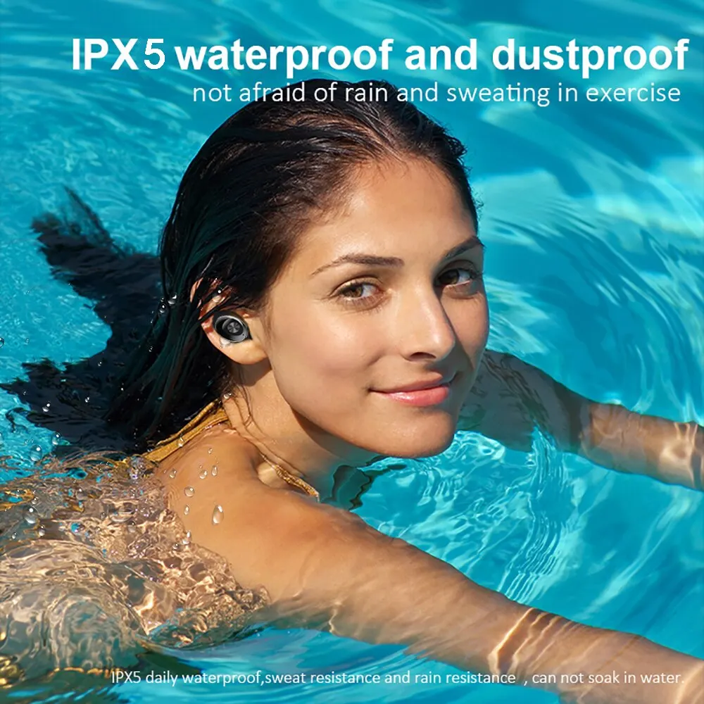 XG8 Bluetooth Bezvadu Austiņas TWS HD Stereo IPX5 Ūdensizturīgs Mini Earbuds Austiņas Ar Uzlādes Box Mūzika Sports 5.0 Austiņas