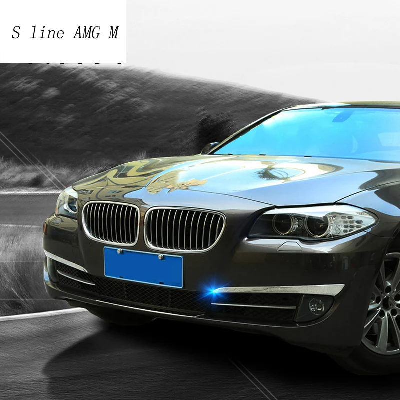 Auto stils BMW 5 Series f10 f07 5gt Priekšējā Bufera Lūpu Apakšējo Buferi Kadriem Attiecas dekoratīvās Uzlīmes Apdares auto piederumi