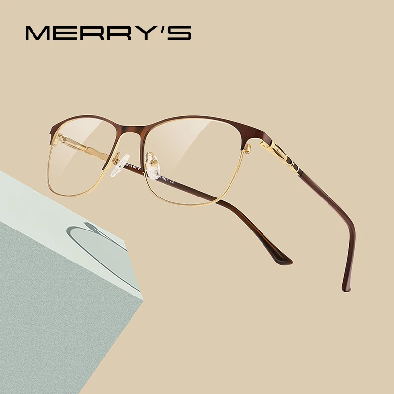 MERRYS DIZAINA Modes Dāmas Trending Briļļu Retro Cat Eye Sieviešu Brilles Rāmis Tuvredzība Recepte, Optiskās Brilles S2113