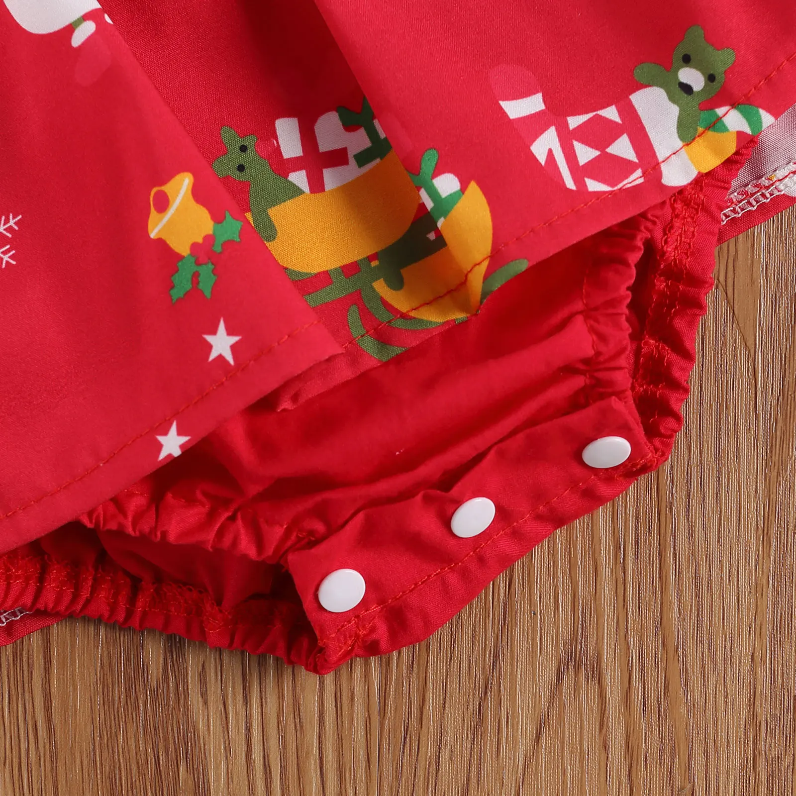 Emmababy Ziemassvētku Jaundzimušais Meitene Drēbes Santa Drukāt bez Piedurknēm Mežģīņu Plecu Tutu Romper Jumpsuit Galvu Tērpiem 0-24M